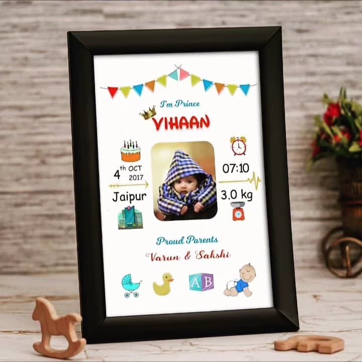 Customised Baby Frame