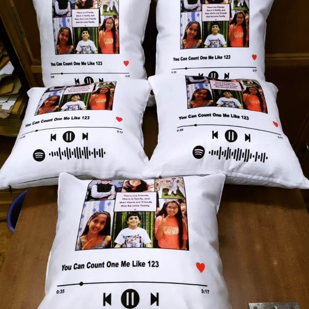 Personalised Spotify Pillow