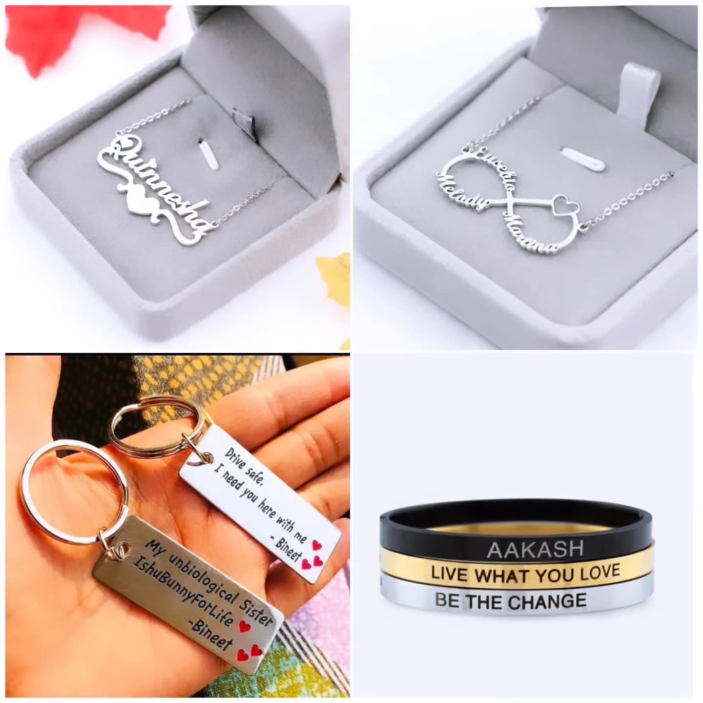Personalised Locket, Kada, Keychain What