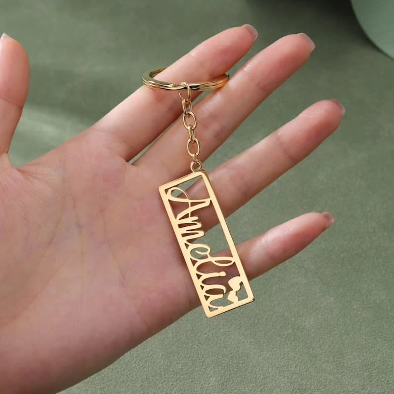 Personalised Metal keychain