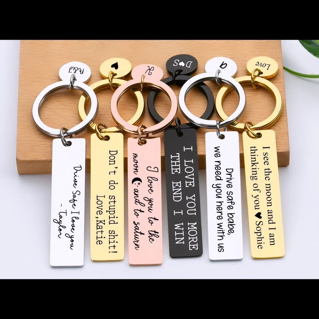 Personalised Metal Keychains,